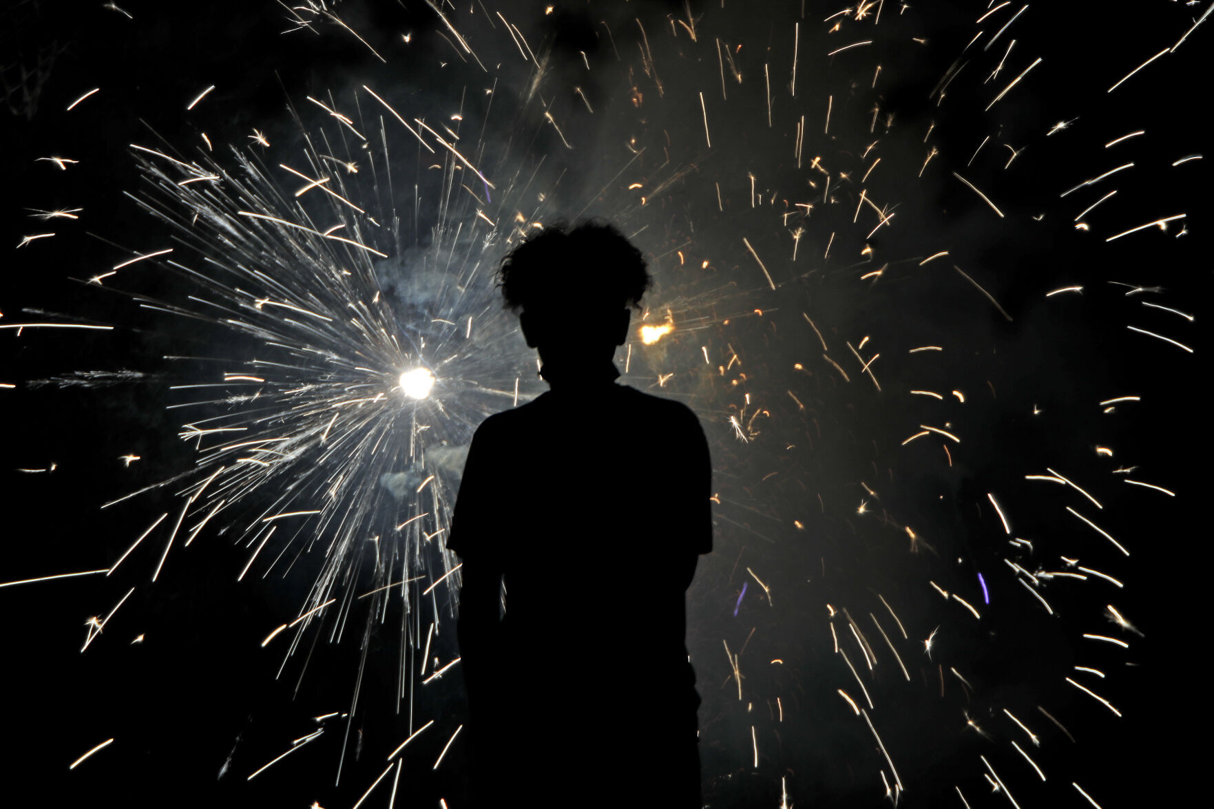 APTOPIX July 4 Fireworks Kansas